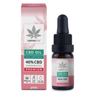 Huile de chanvre CBD premium CANNALINE 40 %, 4000 mg (10 ml)